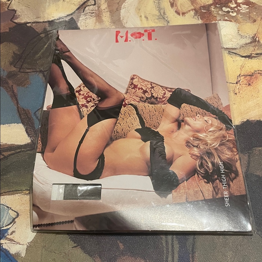 1 Pair of Sheer Thigh High